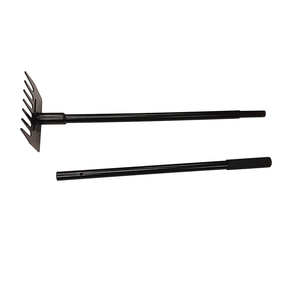 MiniMcLeod Rake 7" wide/Hoe Combo Tool Two Piece Steel WFR